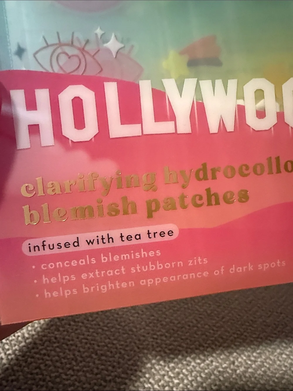 The Crème Shop Blemish Patches and Pink Donut Chill Therapy Reusable Ice Bag